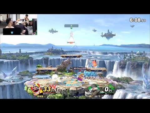 he said "I'm winning this game" to the BEST Wario