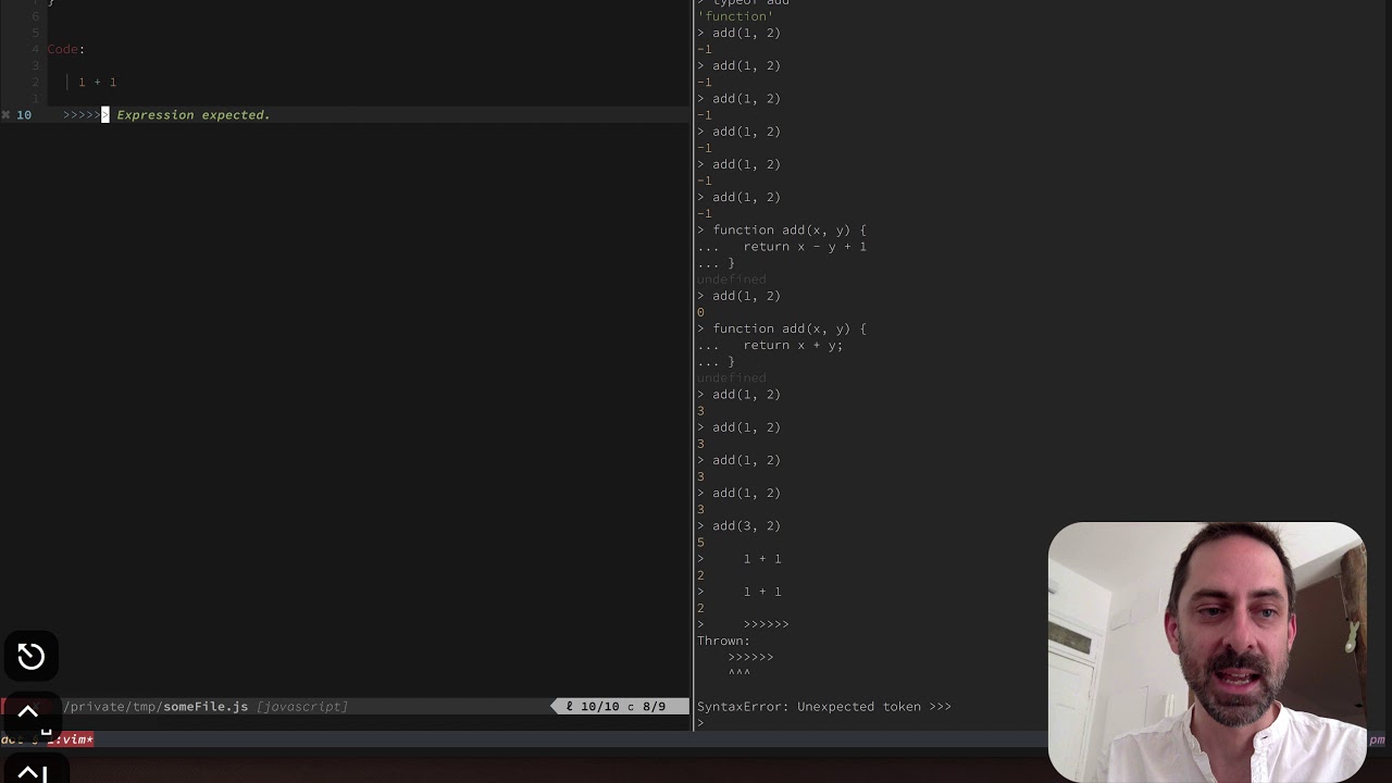 Vim screencast #74: vim-slime