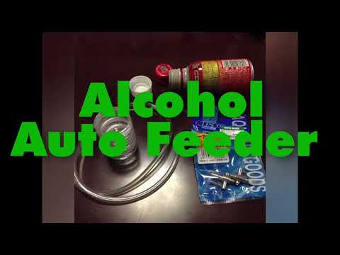 How to make auto feeder for alcohol burner
