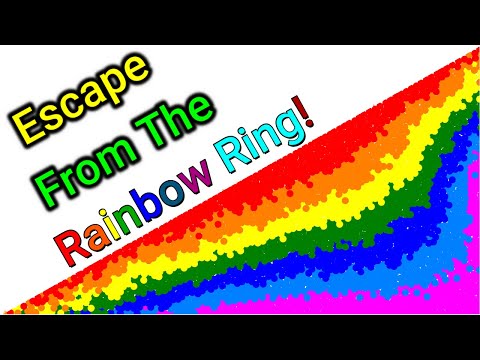 Rainbow Ring...! - 10 Times Eliminations Marble Race in Algodoo | 18 |