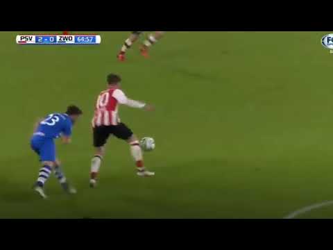 PSV Eindhoven - Zwolle 2-0 Luuk De Jong Goal - Eredevisie