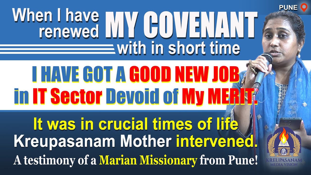 When I have renewed my Covenant with in short time I have got a good new job in IT sector devoid