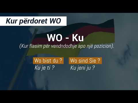 17/32 Gjuha Gjermane - Wo, Woher, Wohin  - Pyetje per  Goethe dhe OSD | Start deutsch - Sprechen