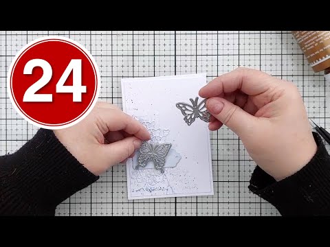 Die-Cut December [24] Luscious Layering on this Monochrome Card!   [2025/215]