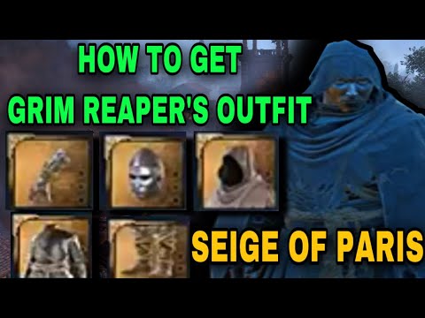 AC VALHALLA SEIGE OF PARIS ( HOW TO GET ) GRIM REAPER’S OUTFIT  AND LEVEL UP INFAMY FAST GUIDE