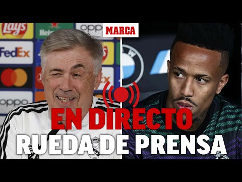 Rueda de prensa de Ancelotti y Éder Militao, previa al partido de Champions, EN DIRECTO | MARCA