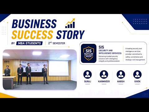 From Bihar to Boardrooms | A Presentation on "The Rise of SIS Group Enterprises" by MBA Students.