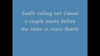Saafir freestyle - calling out Casual a couple weeks before the Hobo vs Hiero Battle