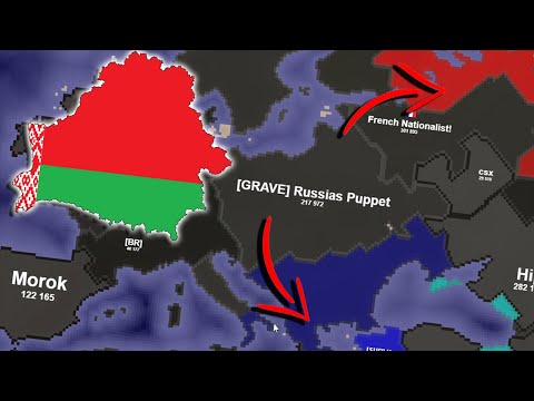 Belarus conquers Europe by itself ;) - Winning as every nation in Territorial.io Challenge territory