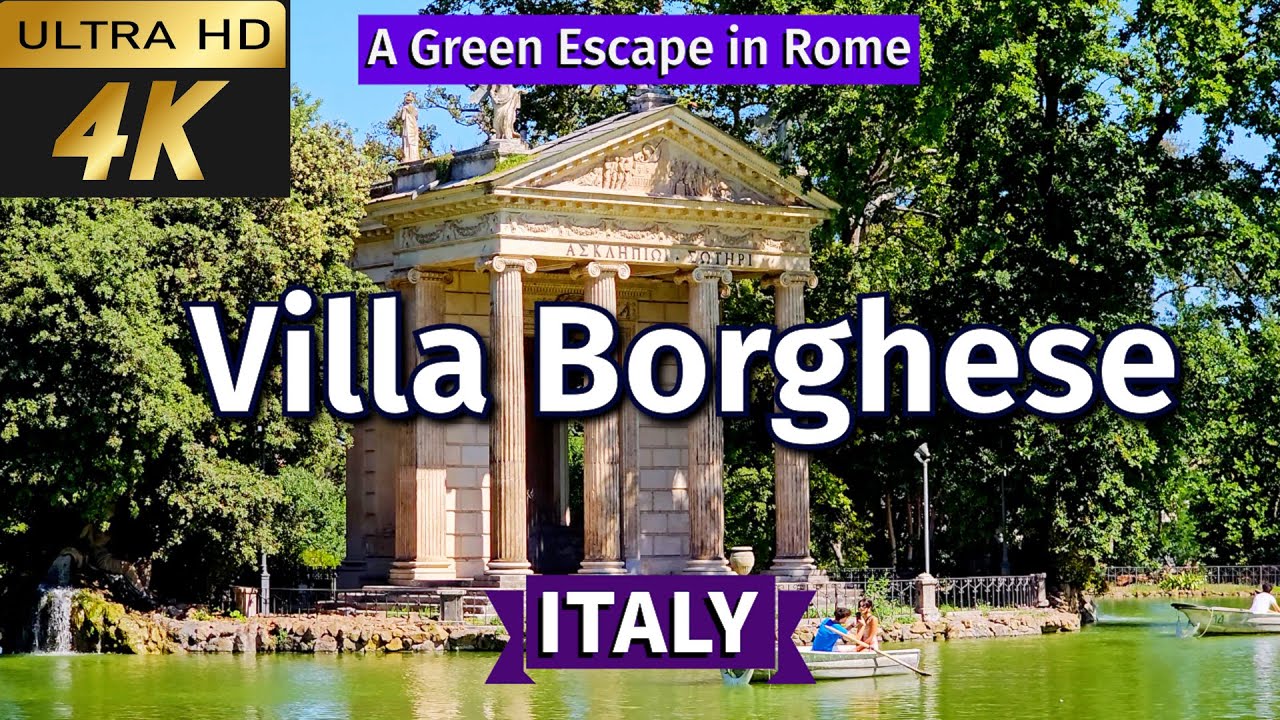Embark on an enchanting virtual tour of the mesmerizing Villa Borghese.