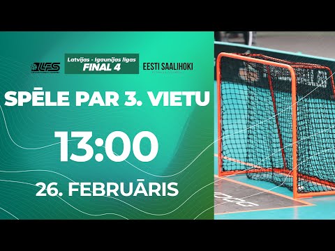 🎥 Latvijas - Igaunijas līga: NND/RJTC - Lekrings (spēle par 3. vietu) (26.02.2023)