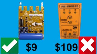 Download the video "How to make 3 phase Motor and Phase Sequence Indicator / Rotation Tester"