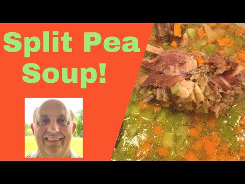 Easy SPLIT PEA SOUP with ham bone from scratch | Just...