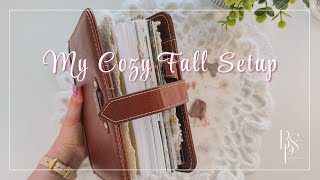 Fall Planner Set Up | DIY Dashboards in my Chocolate Brown Vintage Aurora