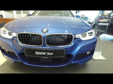 BMW 3 330e 2017 Blue Hybrid eDrive Exterior - Interior Video