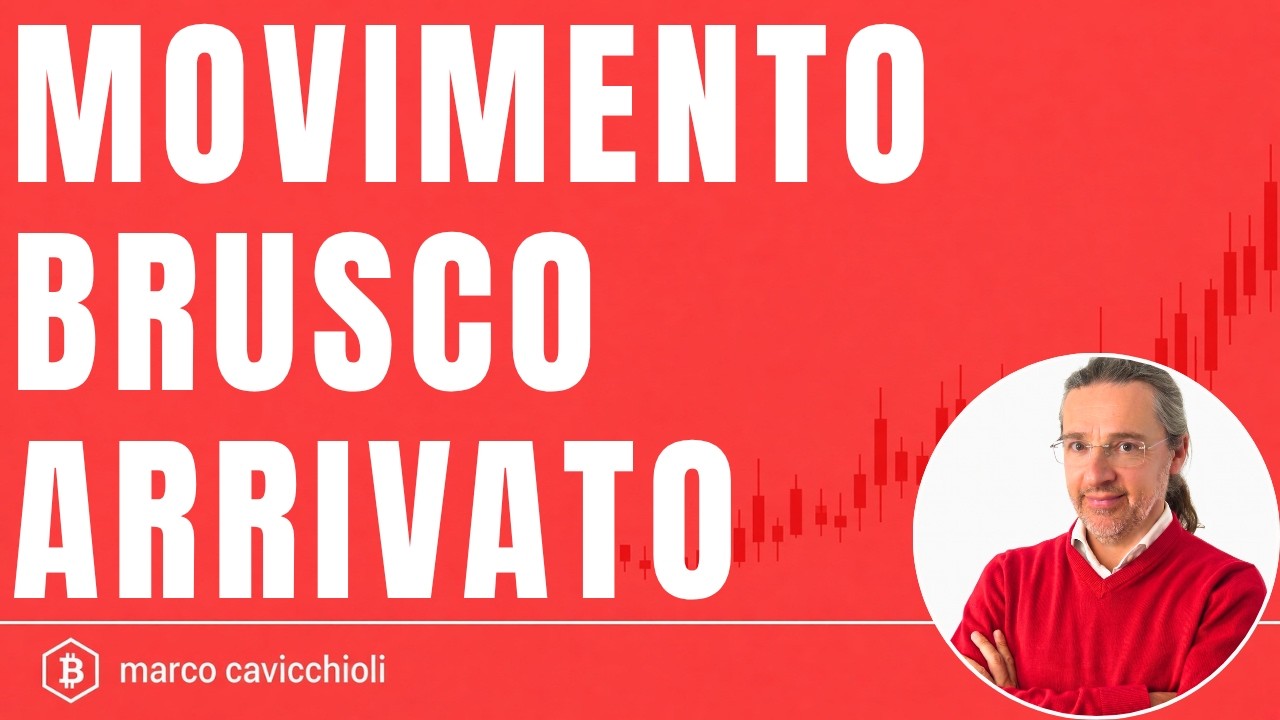 Il movimento brusco che avevo previsto c'è stato, ma Bitcoin potrebbe rimbalzare