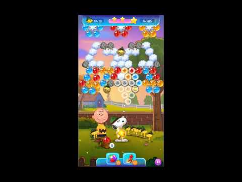 Snoopy Pop Bubble Shooter Level 52 by Jam City Gameplay #52