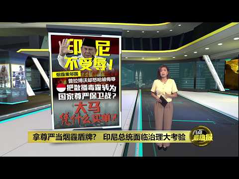 邻国受害却难反抗   印尼总统拿国家尊严当烟霾盾牌?  | 八点最热报 22/10/2026