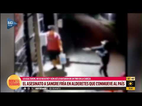 EL ASESINATO EN ALDERETES QUE CONMUEVE EL PAÍS: NO SE RESISTIÓ Y LE DISPARARON EN LA CABEZA