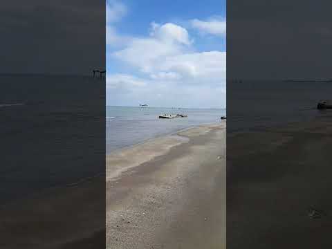 Beautiful sea at Novxanı #asmr #relaxing #nature #sea #caspian #море
