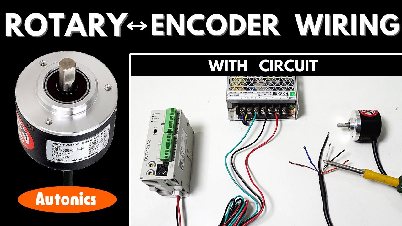 Rotary Encoder Wiring/Connection with PLC II What is Rotary Encoder? (Autonics E40S6-2500-3-T24)