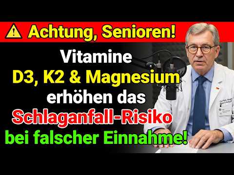 Achtung Senioren: Nehmen Sie niemals Magnesium, Vitamin D3 & K2 ohne dieses Wissen!