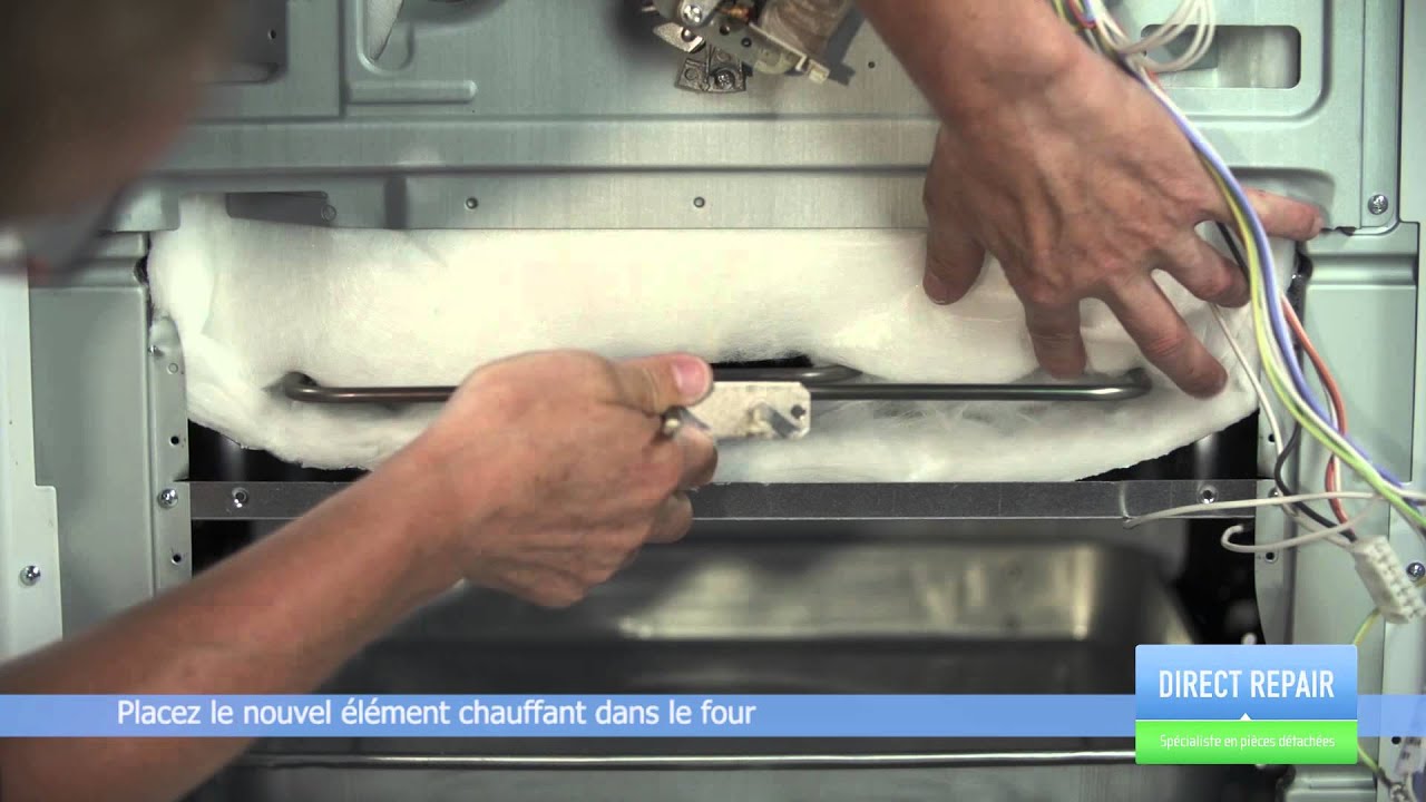 Remplacer la résistance de sole dans un four