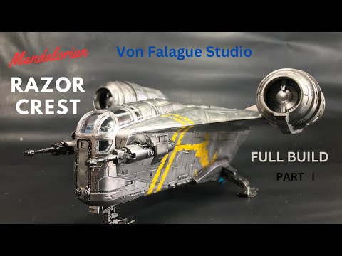 Revell Razor Crest Part 1 ( Full Build) #sciencefiction #starwars #mandalorian #vonfalaguestudio