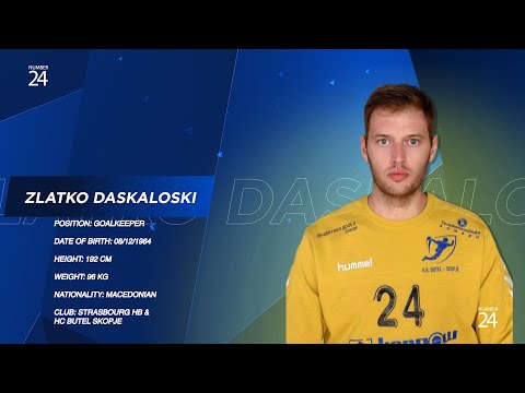 Zlatko Daskaloski - Goalkeeper - Strasbourg HB & HC Butel Skopje - Highlights - Handball - CV