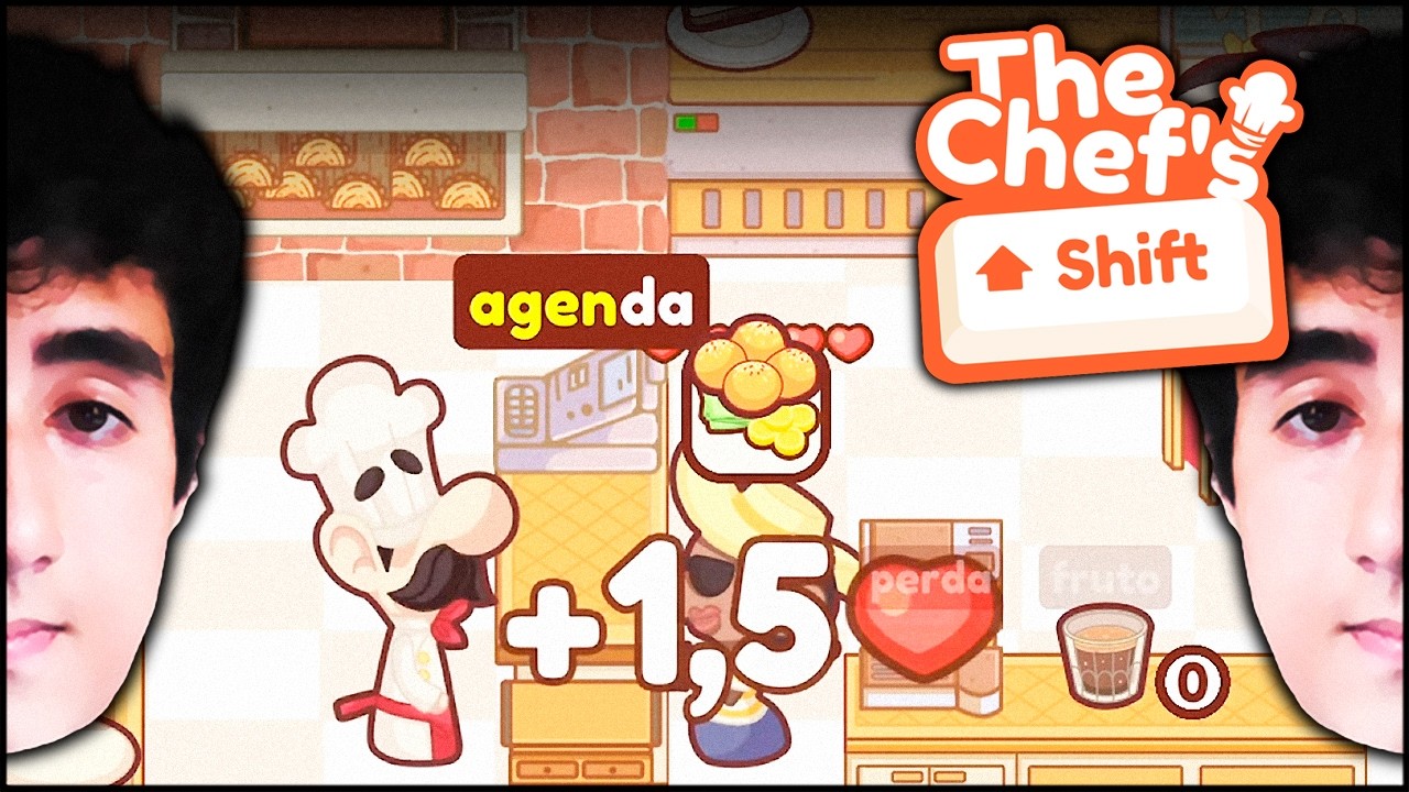 Tem que DIGITAR para SERVIR COMIDA 🍽️ The Chef's Shift | Felps