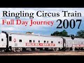 Ringling Circus Train 1 Day Chase 2007