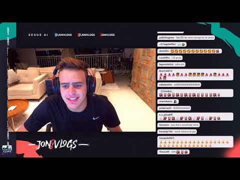 Jon vlogs reagindo piuzinho - leen back,  nova música lançada agora