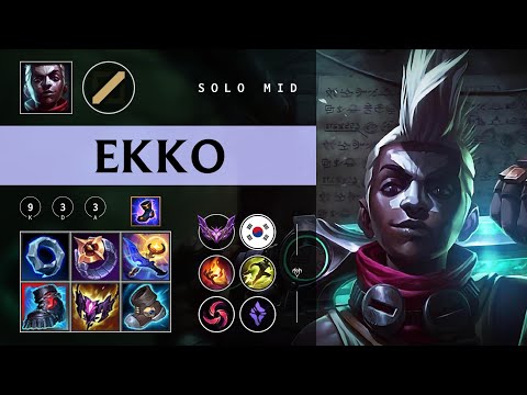 Ekko Mid vs Syndra - KR Master Patch 26.01