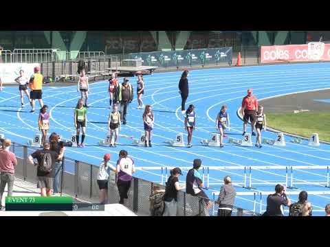 Girls Under 11 80m Hurdles H4 - 2020 State Combined Events Championships // LAVicTV