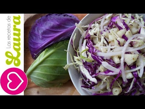 Ensalada de Repollo con Pepino ♥ Cabbage Salad with...