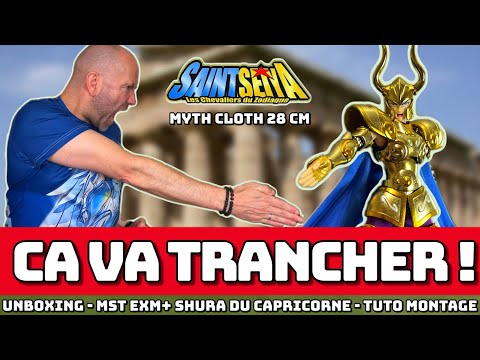 UNBOXING - SAINT SEIYA - MYTH CLOTH EXM+ SHURA  DU CAPRICORNE - MST - 4K