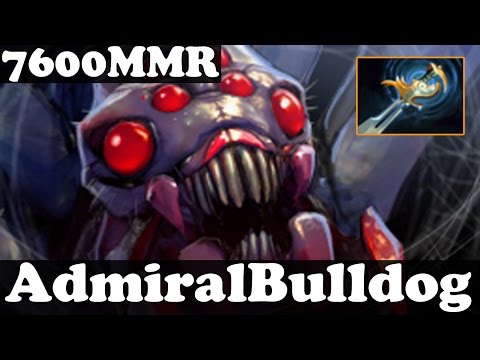 Dota 2 - Patch 6.87 AdmiralBulldog 7600 MMR Plays Broodmother - Ranked Match Gameplay