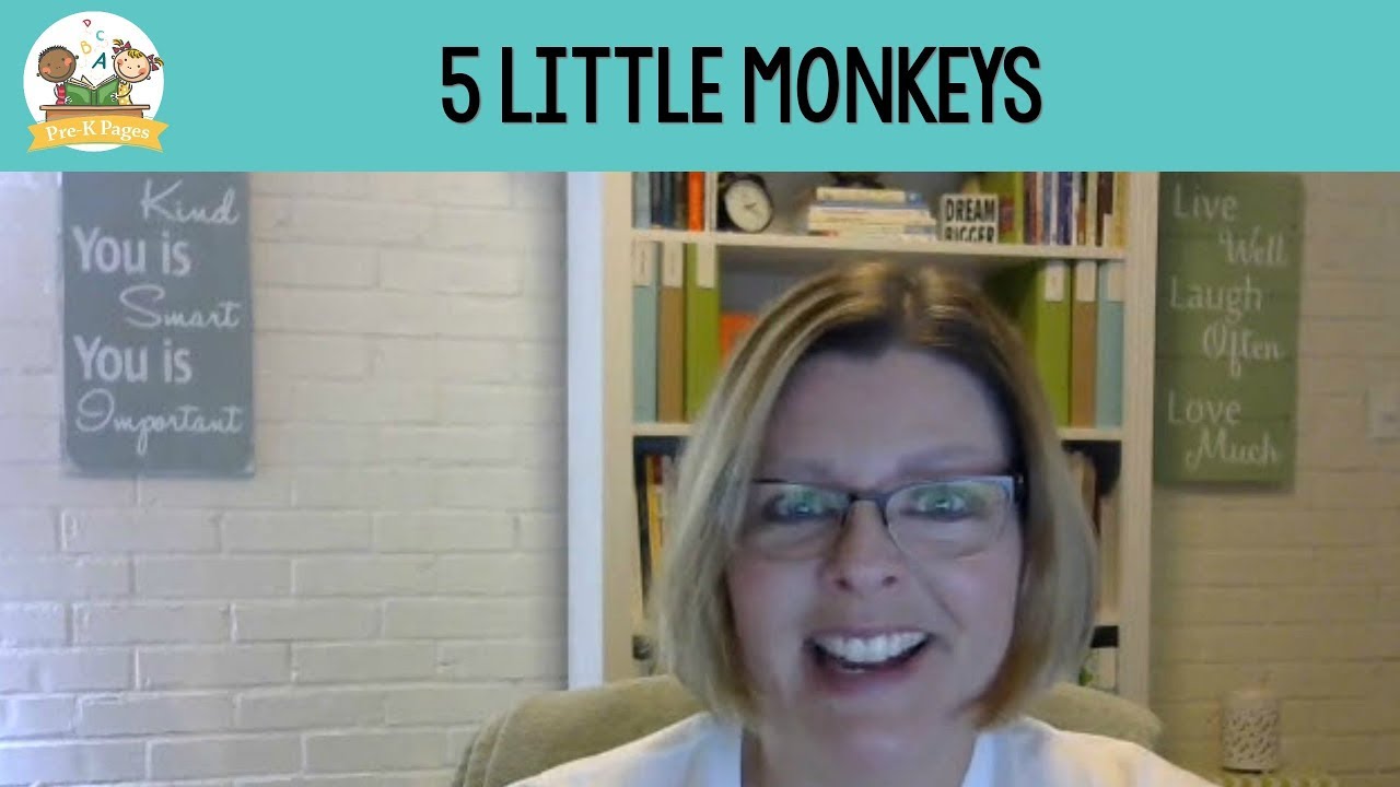 5 Little Monkeys Free Printable for Preschool
