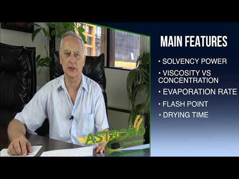 Viscosity VS Concentration in the application of Astrobio™ Green Solvents