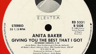 Anita Baker - Giving You The Best That I Got (Extended Version)