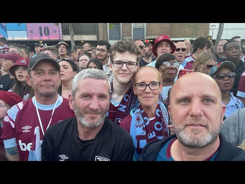 West Ham Europa Conference Parade & celebrations 07/06/23