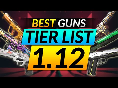 NEW BEST and WORST WEAPONS Tier List - Ranking EVERY Gun in 1.12 - Valorant Pro Guide
