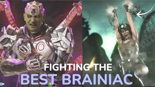 Facing The #1 Brainiac In Injustice 2: High Level Enchantress Gameplay