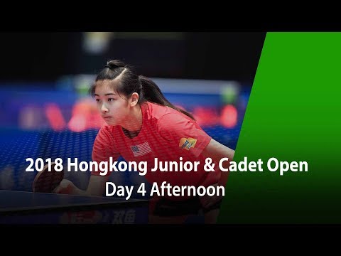 2018 ITTF Hang Seng Hong Kong Junior & Cadet Open - Day 4 (Afternoon)