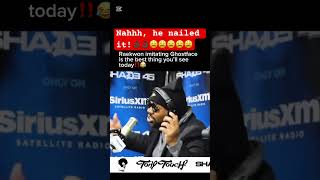 #Raekwon imitating #Ghostface. Nailed it!