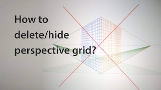 How to delete or hide perspective grid in Illustrator | Technical Girl