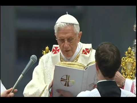 Chrismal Mass in Vatican. Holy Thursday with Pope Benedict XVI [2011]