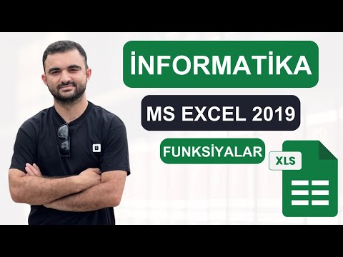MS EXCEL - FUNKSİYALAR | ƏMRAH ƏHMƏD