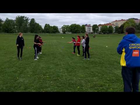 Girls training at Gärdet July 2016
