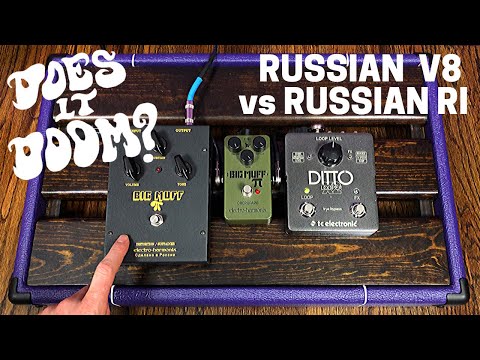 Russian Big Muff Shootout: EHX Green Russian Reissue vs Sovtek Black Russian v8